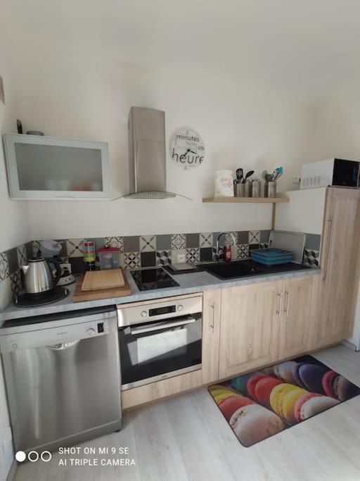 Studio Tribord Le Treport - Vue Mer & Falaises Ngoại thất bức ảnh